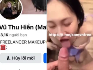 Vũ Thu Hiền Hot Girl Makeup lộ clip chịch nhau với bạn trai cực căng